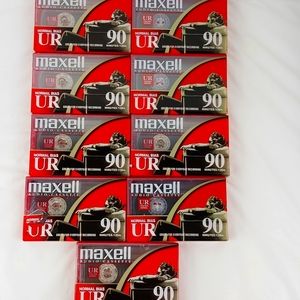 - Maxell UR 90 normal bias cassette 9